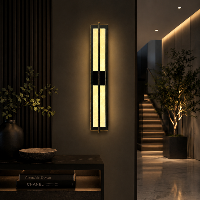 Modern Alabaster LED Wall Sconce