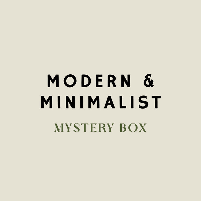 Modern and Minimalist Mystery Box