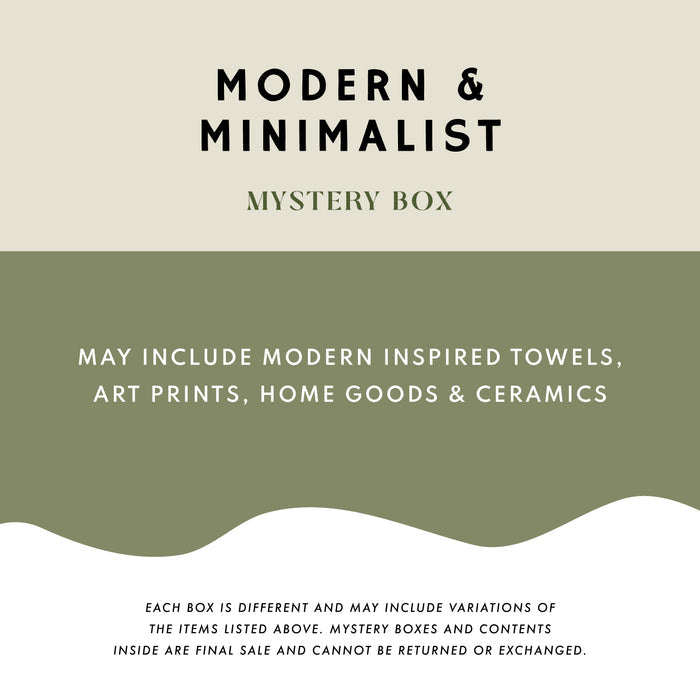 Modern and Minimalist Mystery Box