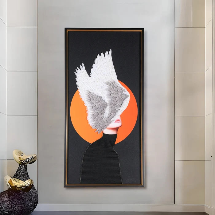 Modern Angelic Woman Wall Art