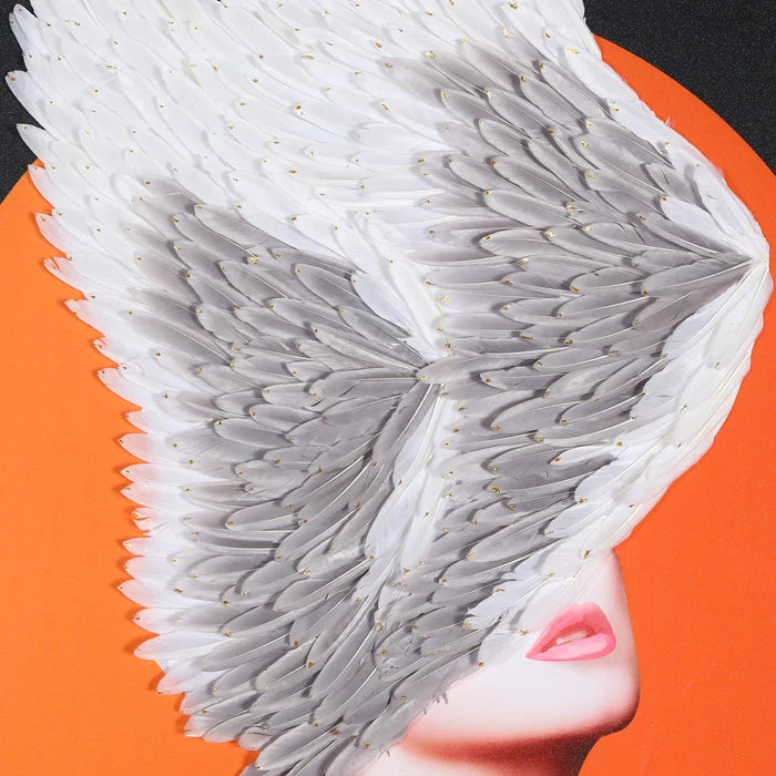 Modern Angelic Woman Wall Art
