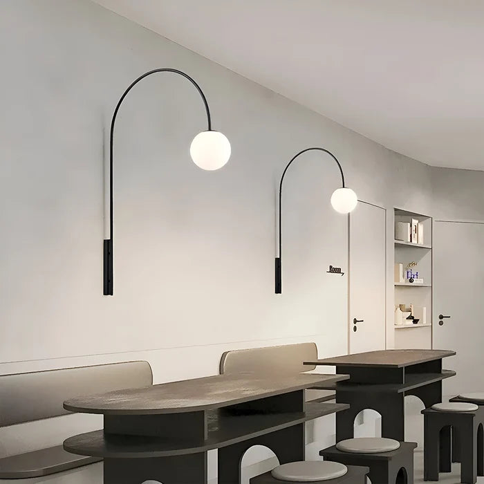 Modern Globe Wall Light