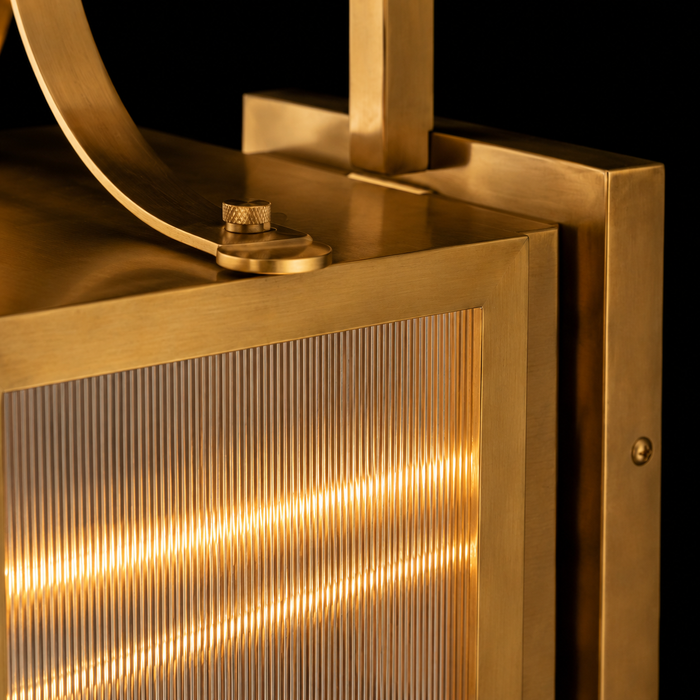 Monarch Brass Lantern Wall Sconce