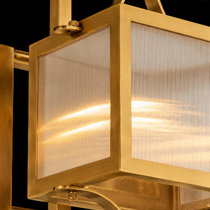 Monarch Brass Lantern Wall Sconce