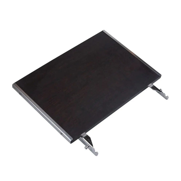 Monolith Kamado Grill 2.0 Heavy Bamboo Side Shelves on white background