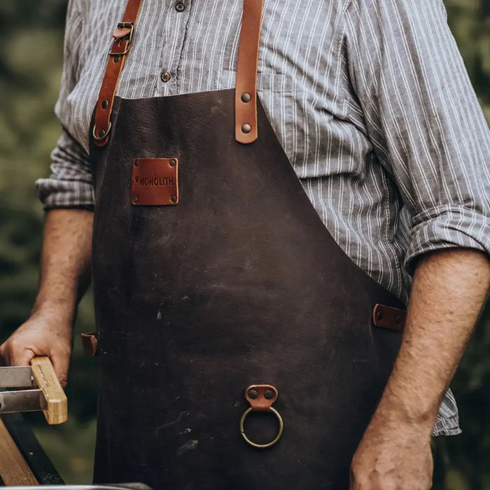 Monolith Kamado Grill Leather Apron