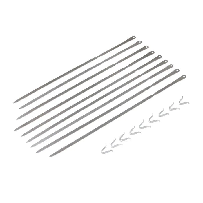 Monolith Kamado Grill .66 Rotisserie Skewers 9 Pack on white background