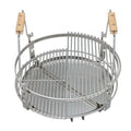 Monolith Kamado Grill.55 smart grid system on white background