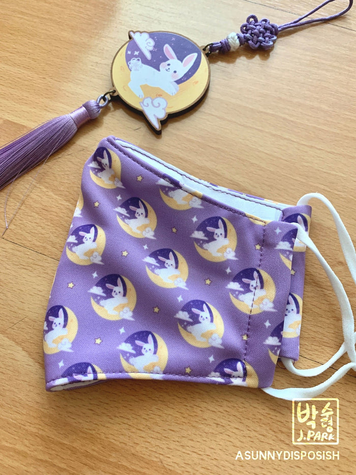 Moon Bunny Fashion Mask
