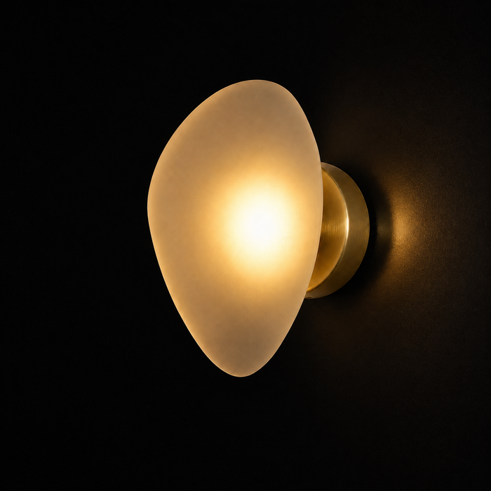 Moonveil Alabaster Wall Light