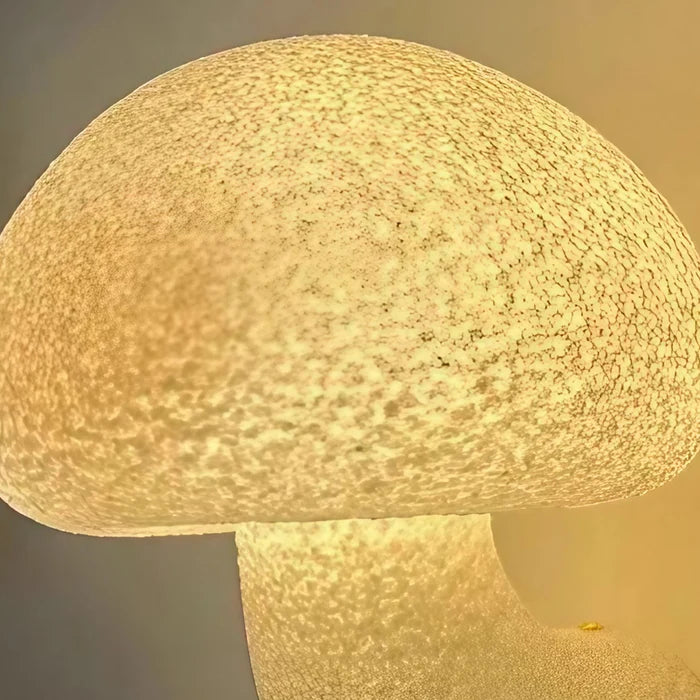 MushGlow Sculpted Resin Mushroom Wall Light