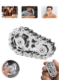 MXN Fidget Spinners Toys for Adults Metal Figette Bike Chain Pain Stim ADHD Teen Cool Gadgets Quiet Desk Offices Anxiety Relief Items Stress Tool Sensory Spiky Autism Toy Valentines Day Gift for Him Men