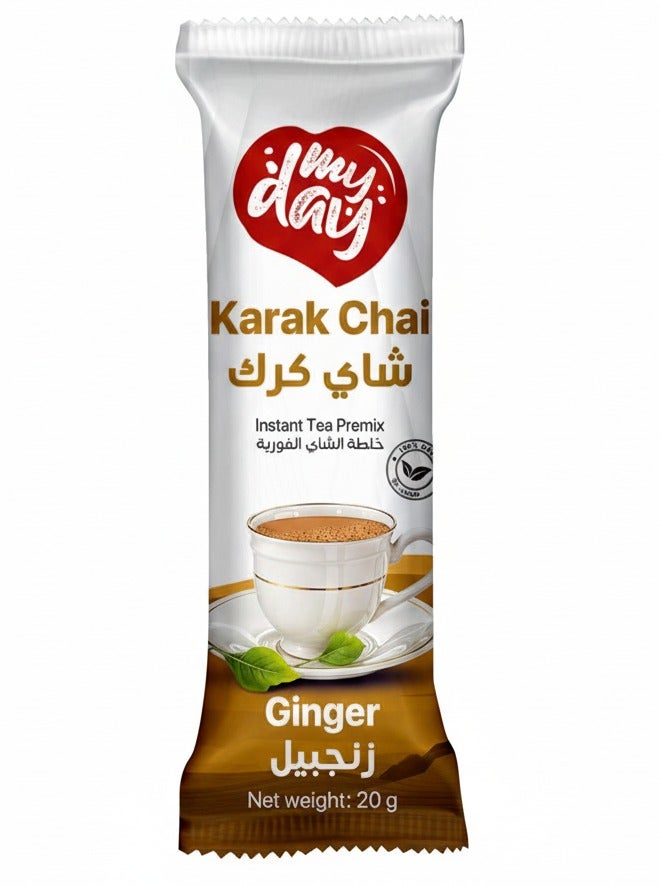 MyDay Karak Chai Ginger Instant Tea 400grams (Pack of 20)