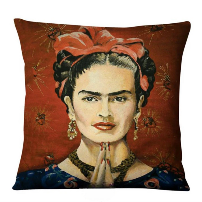 Namaste Frida Indoor/Outdoor Throw Pillow Cover