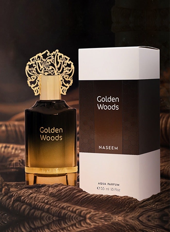 Naseem Golden Woods Aqua Perfume for Men & Women - 55ml