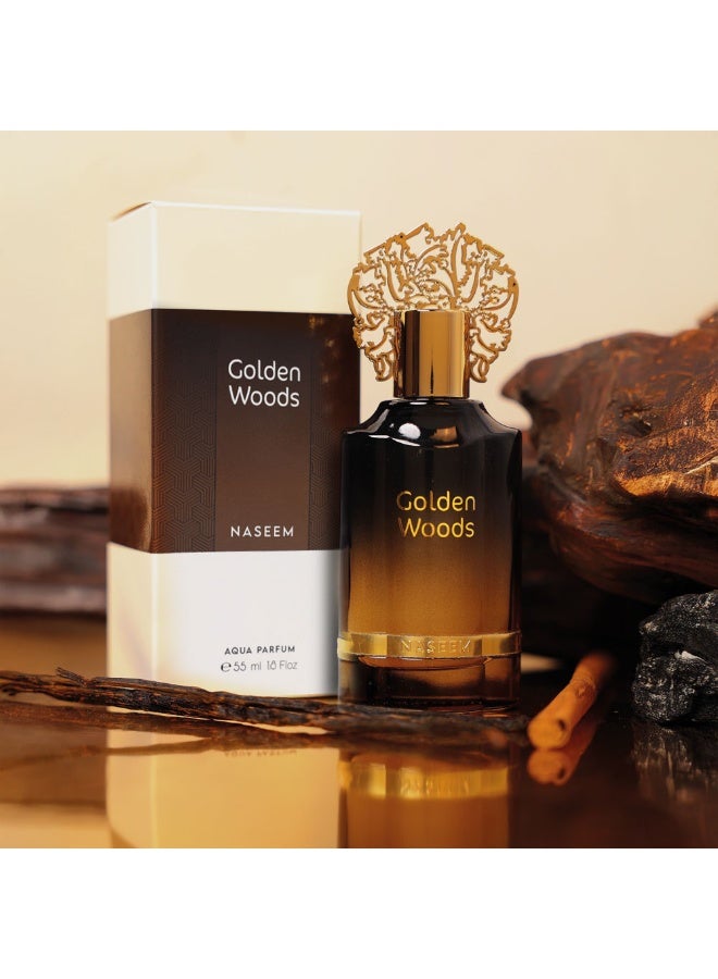 Naseem Golden Woods Aqua Perfume for Men & Women - 55ml