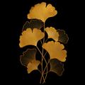 Nature's Grace Gold Wall Decor