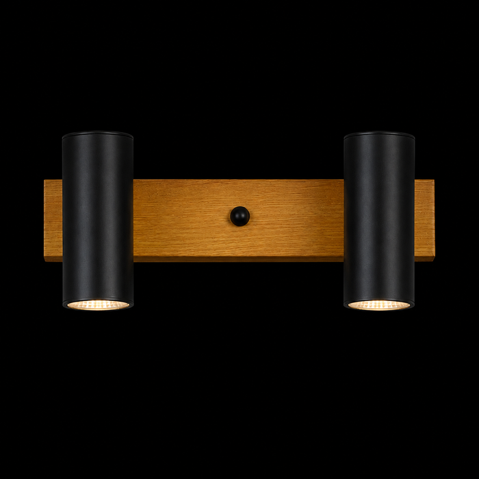 Nero Dual Cylinder Wall Light
