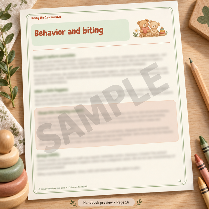 New Daycare Handbook!
