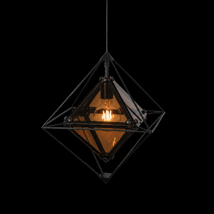 Nexus Cage - Contemporary Diamond Shaped Pendant Light