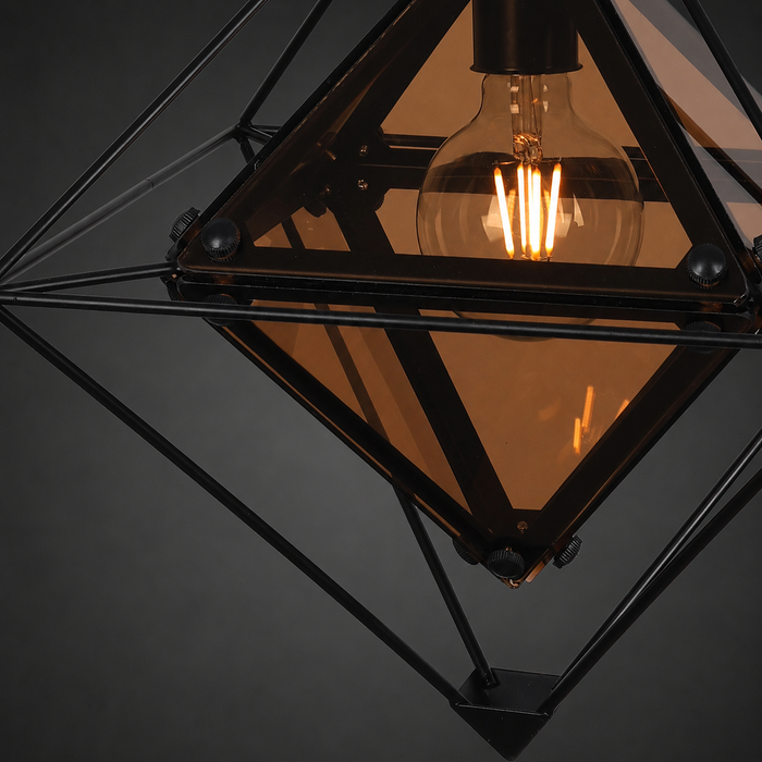 Nexus Cage - Contemporary Diamond Shaped Pendant Light