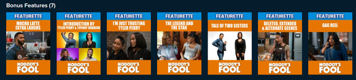 Nobody's Fool Vudu Fandango at Home HDX Digital Code (2018)