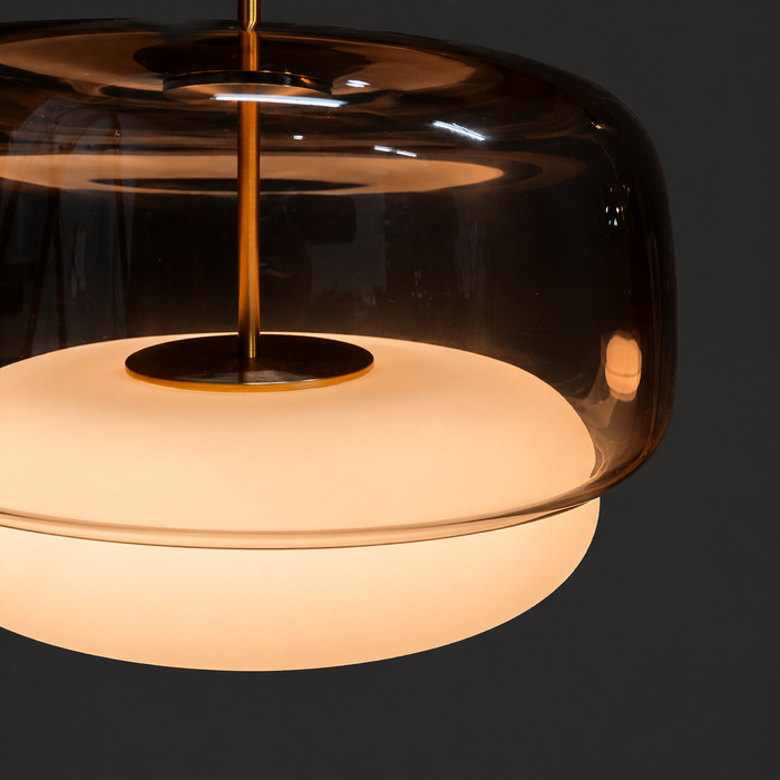 Noctelle Aurevia Halo Glass Pendant Light