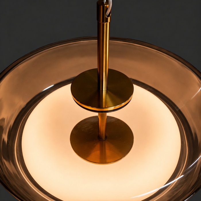 Noctelle Aurevia Halo Glass Pendant Light