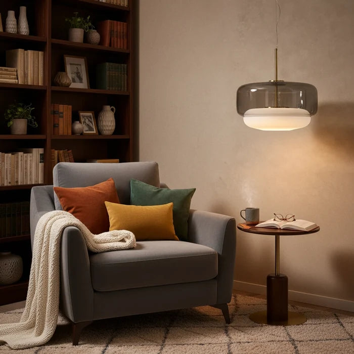 Noctelle Aurevia Halo Glass Pendant Light