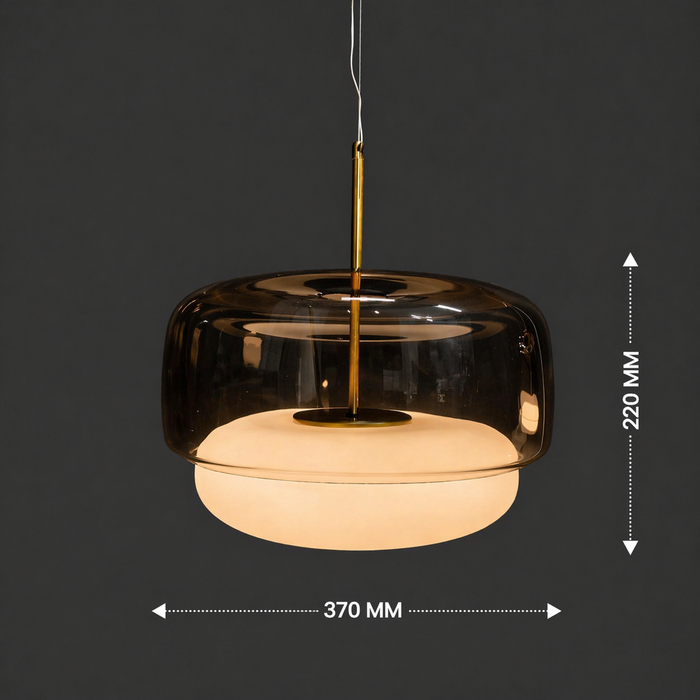 Noctelle Aurevia Halo Glass Pendant Light