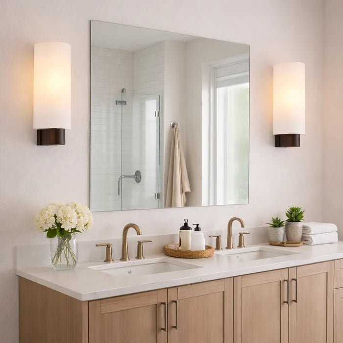 Noctis Frost Cylinder Wall Light