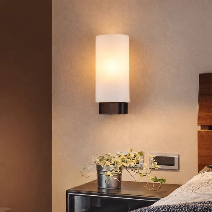 Noctis Frost Cylinder Wall Light