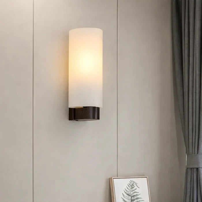Noctis Frost Cylinder Wall Light
