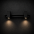 Noir Linear Duo Wall Spotlight