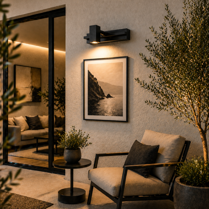 Noir Linear Single Wall Spotlight