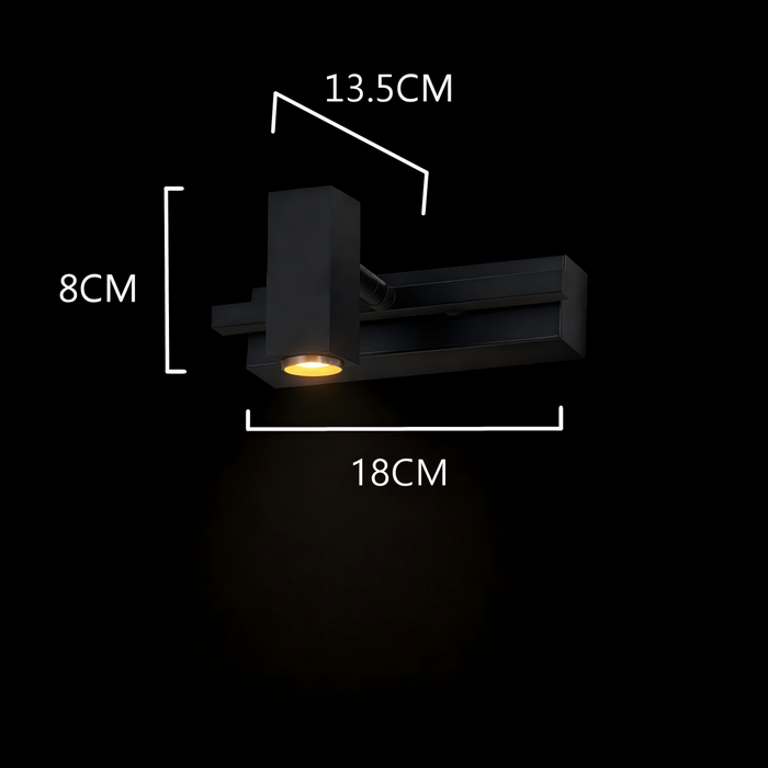 Noir Linear Single Wall Spotlight