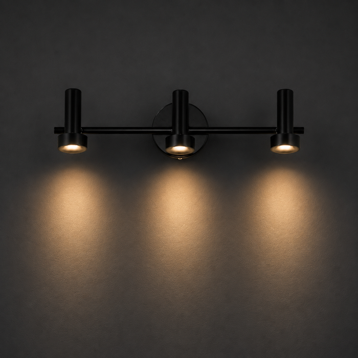 Noir Meridian Trio Wall Light