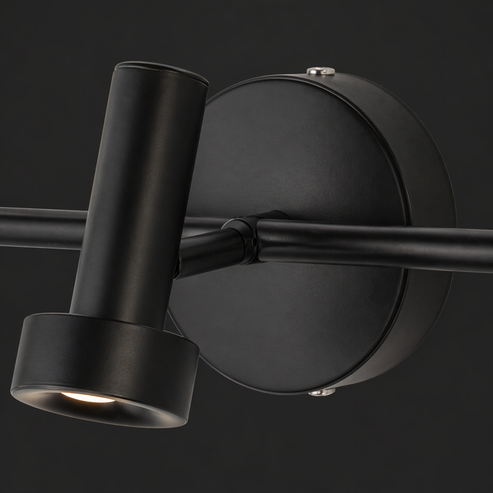 Noir Meridian Trio Wall Light