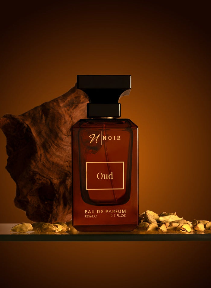 noir Oud EDP Perfume for Men, Deep Oud & Amber Blend with Spices and Rose, Long Lasting Men's Perfume 80ml