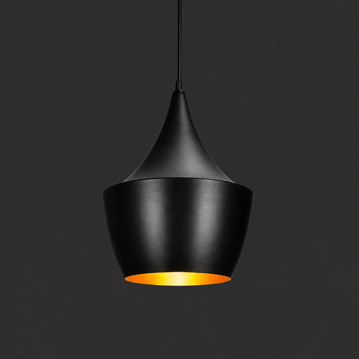 NoirCone Interior Metal Pendant Light