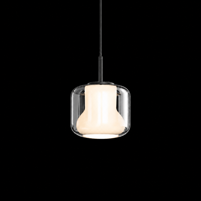 Noorveil Double Glass Pendant