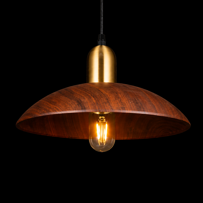 NordicWood Dome Pendant Light