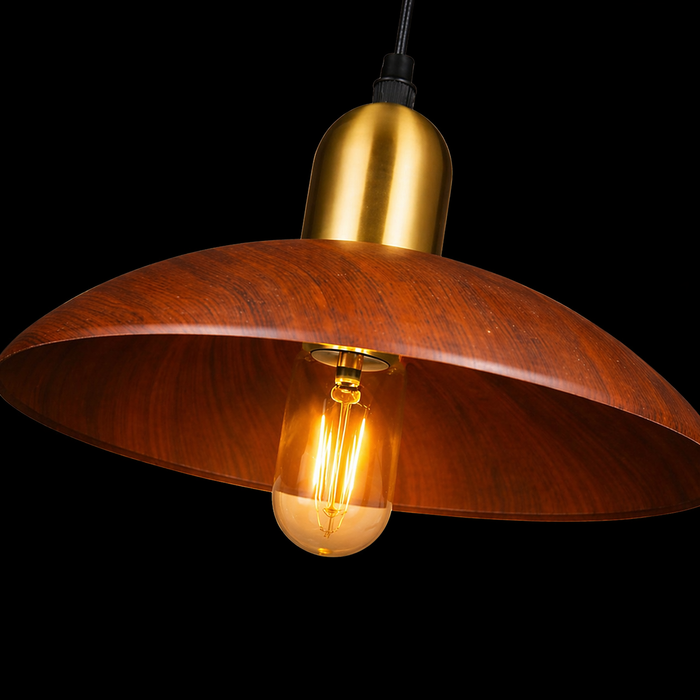 NordicWood Dome Pendant Light