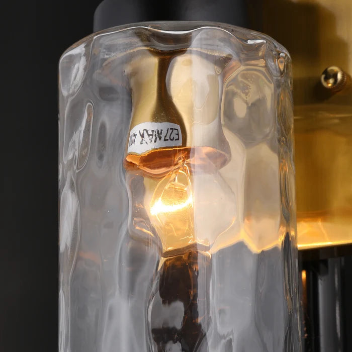 Nova Edge Gold & Black Bold Design Wall  Sconce