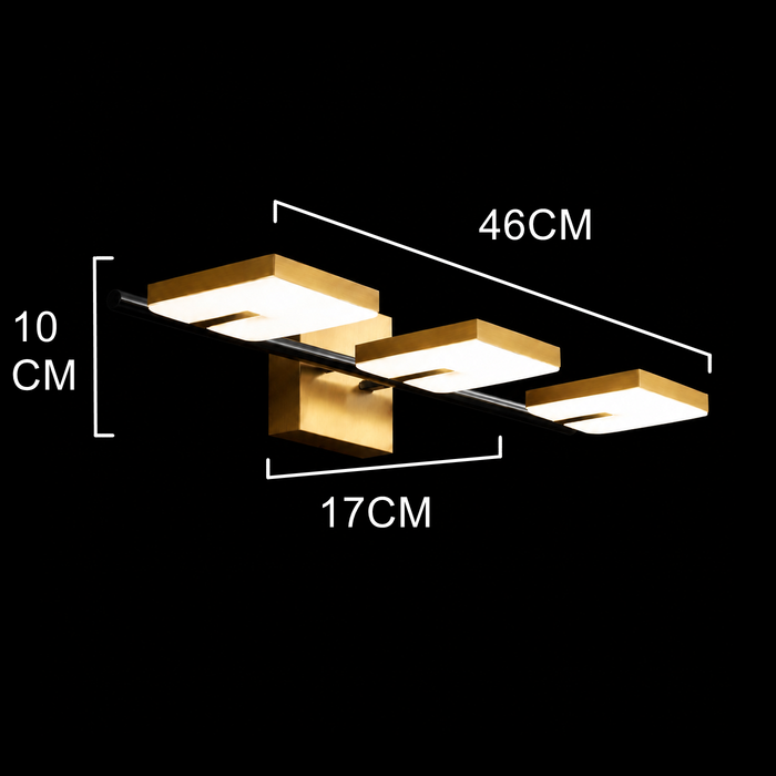 NovaGlow Triple Wall Lamp