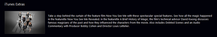 Now You See Me iTunes Apple TV 4K Digital Code (2013 Theatrical) (Redeems in iTunes Apple TV; 4K Vudu Fandango at Home Transfers Across Movies Anywhere)