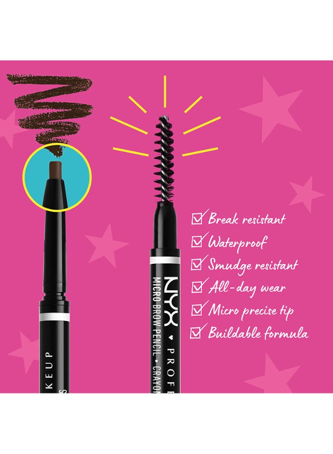 NYX PROFESSIONAL MAKEUP Micro Brow Pencil Ultra-Fine, Dual-Ended, Precise Eyebrow Pencil - Expresso 7