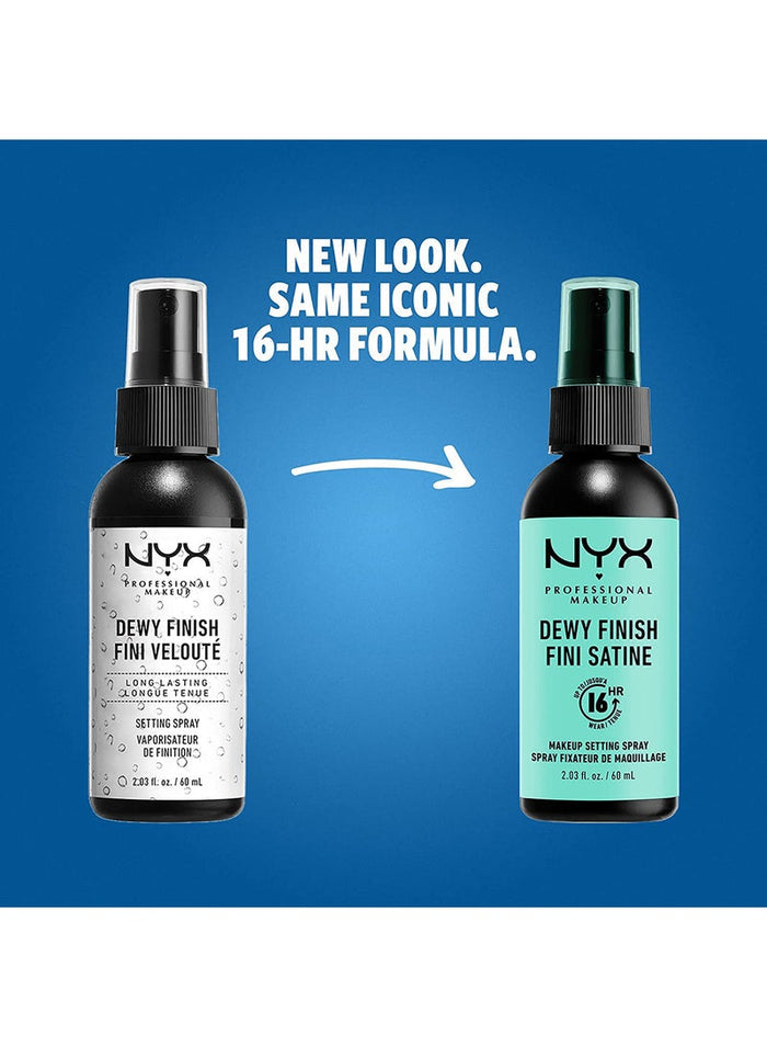 NYX PROFESSIONAL MAKEUP Setting Spray - Dewy Finish, Long-Lasting Vegan Formula 60ml