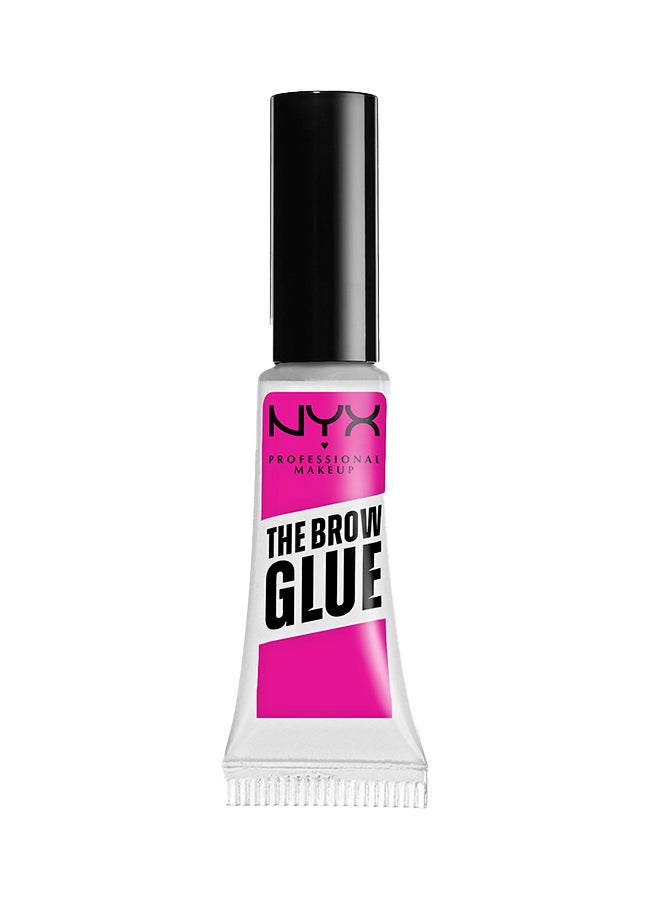 NYX PROFESSIONAL MAKEUP The Brow Glue Extreme Hold Eyebrow Setting Gel, Clear 01 Clear