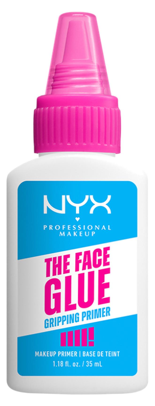 NYX PROFESSIONAL MAKEUP The Face Glue Primer Gripping Primer up to 24 hour hydration up to 24 hour makeup wear 35ml